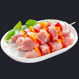 Shish Tawook with Vegetables